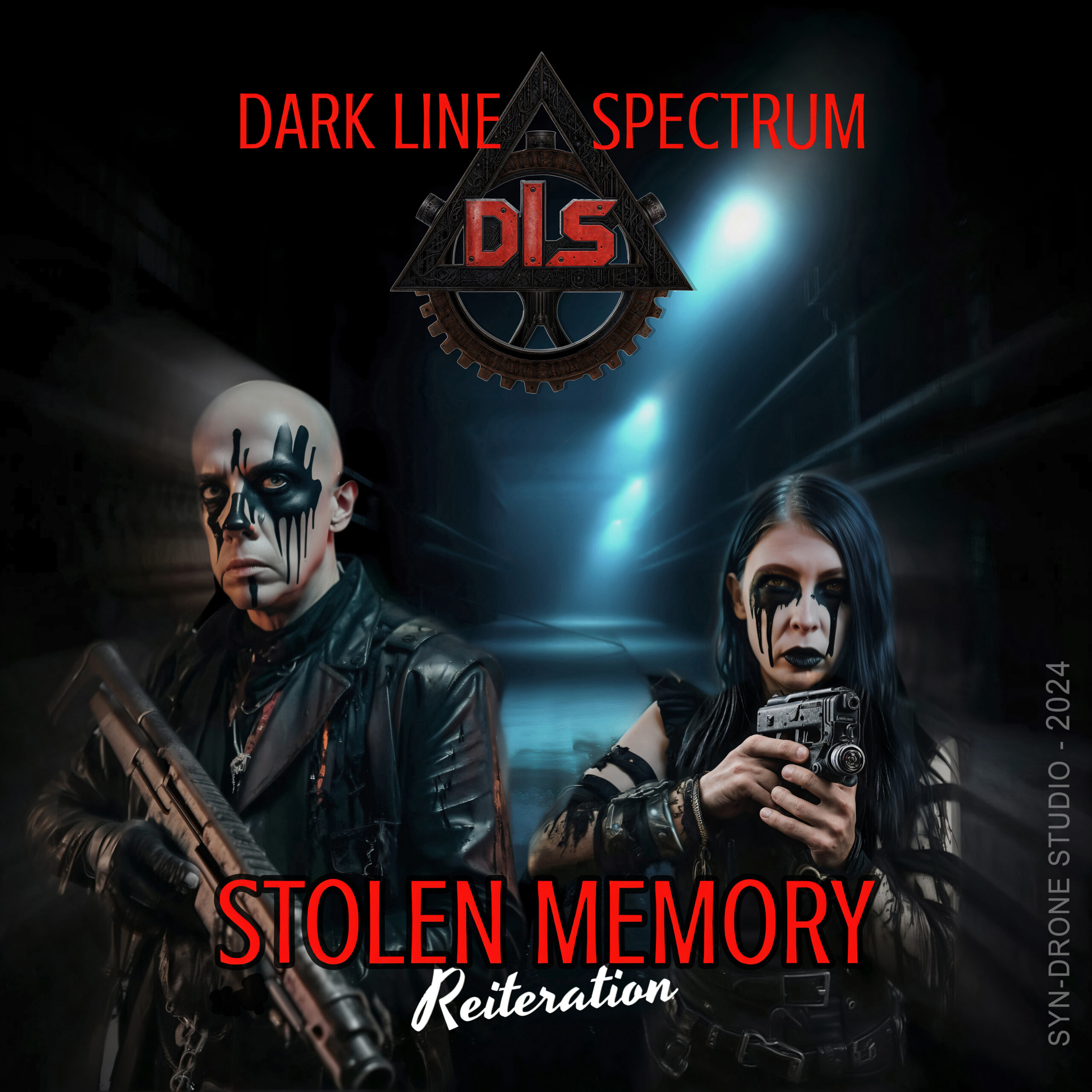 Dark Line Spectrum Cover | Dark Industrial Electronic albums : Stolen Memory (réitération)