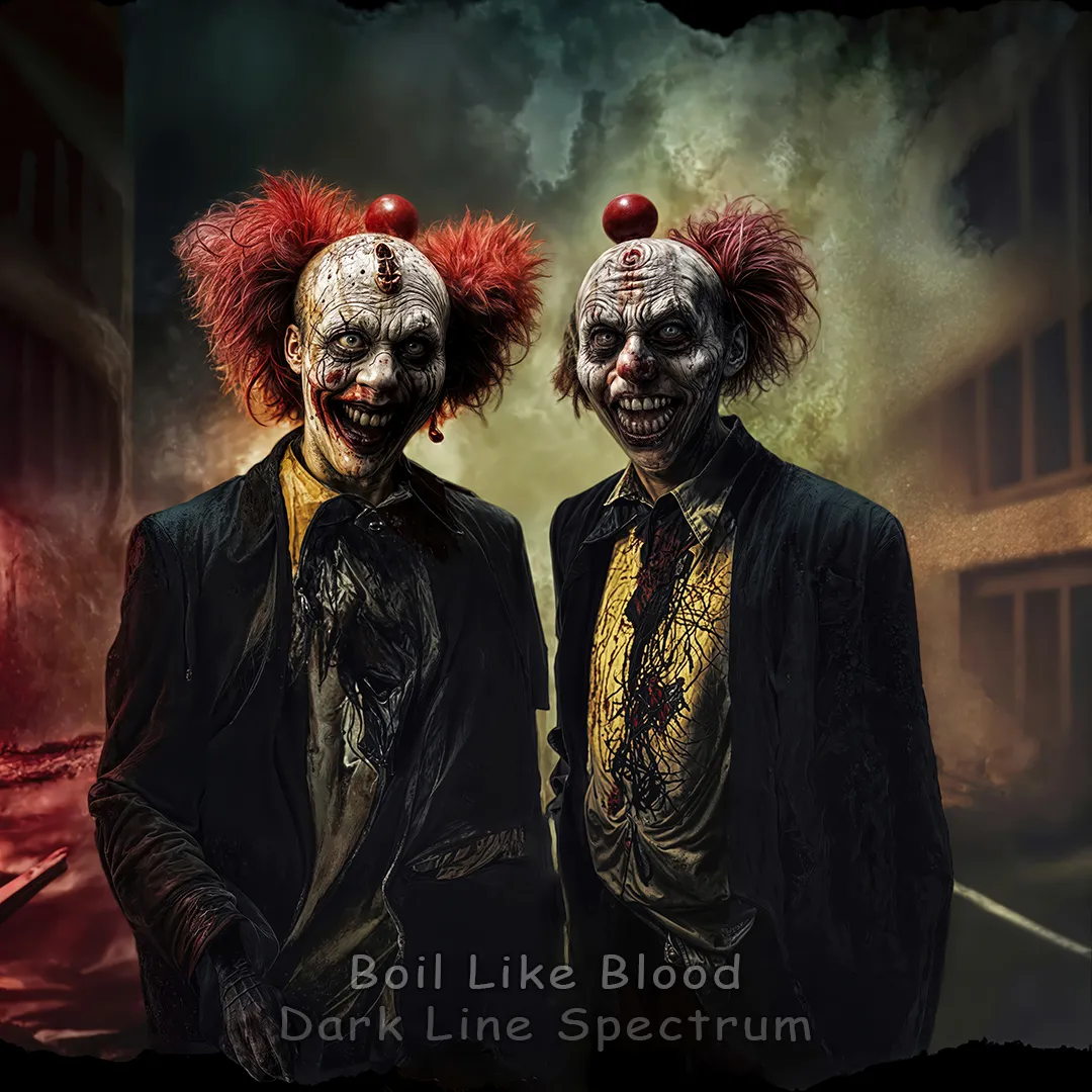 Dark Line Spectrum Cover | Dark Industrial Electronic albums : Stolen Memory (réitération) : Boil Like Blood